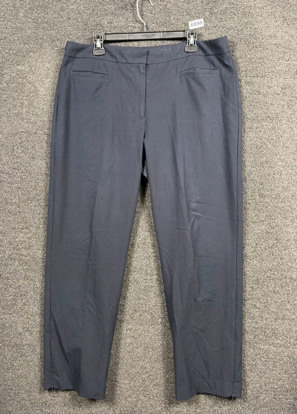 Talbots Heritage Dress Pants Womens Size 16 Navy Trousers Casual Career